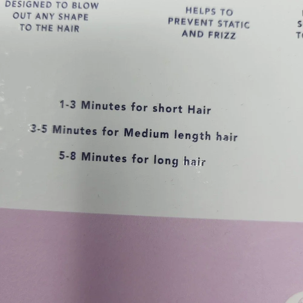 L+W BIO Opulence Lightweight Hair Dryer‎ 3 Comb Attachments